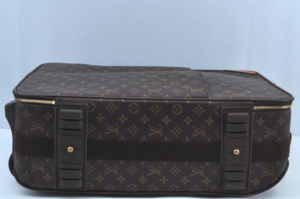 Authentic Louis Vuitton Monogram Pegase 55 Travel Suitcase M23294 LV K8809