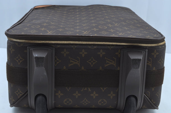 Authentic Louis Vuitton Monogram Pegase 55 Travel Suitcase M23294 LV K8809