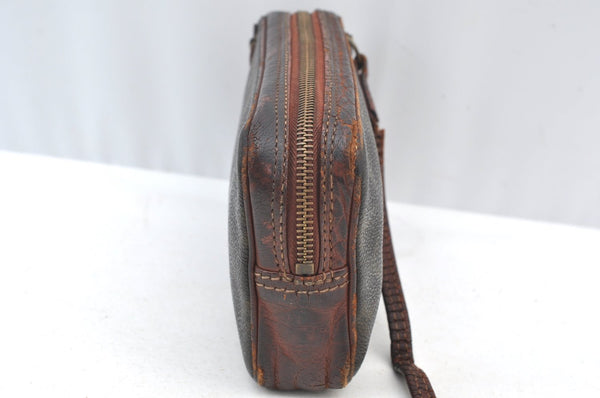 Authentic Louis Vuitton Monogram Pochette Sport Clutch Hand Bag LV Junk K8827