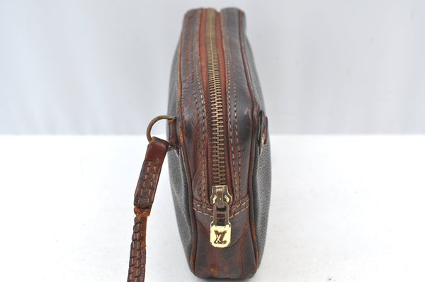 Authentic Louis Vuitton Monogram Pochette Sport Clutch Hand Bag LV Junk K8827