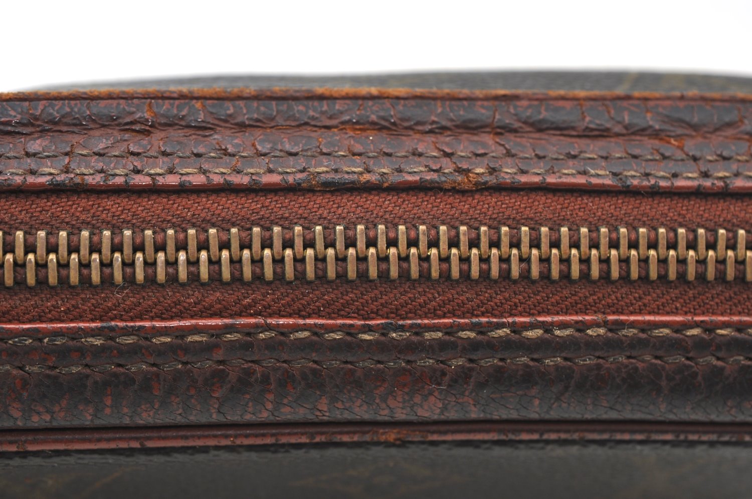 Authentic Louis Vuitton Monogram Pochette Sport Clutch Hand Bag LV Junk K8827