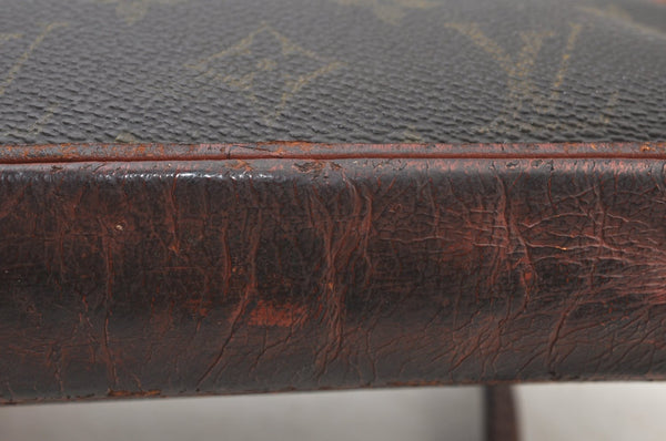 Authentic Louis Vuitton Monogram Pochette Sport Clutch Hand Bag LV Junk K8827