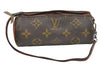 Authentic Louis Vuitton Monogram Papillon Pouch Old Model LV Junk K8828