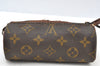 Authentic Louis Vuitton Monogram Papillon Pouch Old Model LV Junk K8828