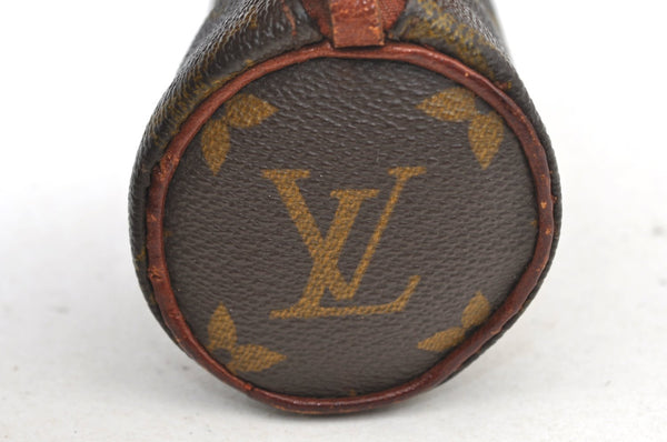 Authentic Louis Vuitton Monogram Papillon Pouch Old Model LV Junk K8828