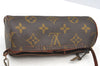 Authentic Louis Vuitton Monogram Papillon Pouch Old Model LV Junk K8828