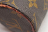 Authentic Louis Vuitton Monogram Papillon Pouch Old Model LV Junk K8828
