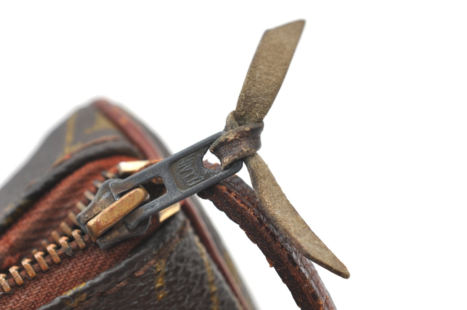 Authentic Louis Vuitton Monogram Papillon Pouch Old Model LV Junk K8828