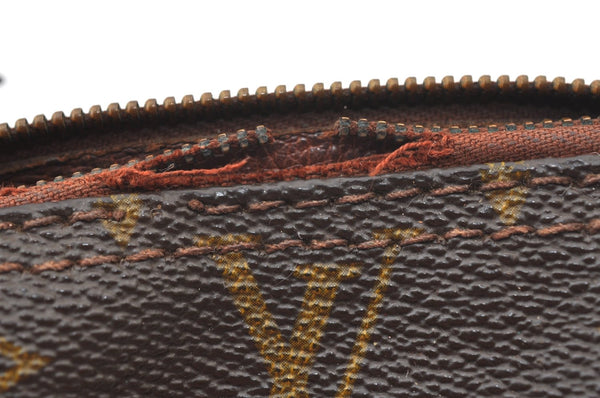 Authentic Louis Vuitton Monogram Papillon Pouch Old Model LV Junk K8828