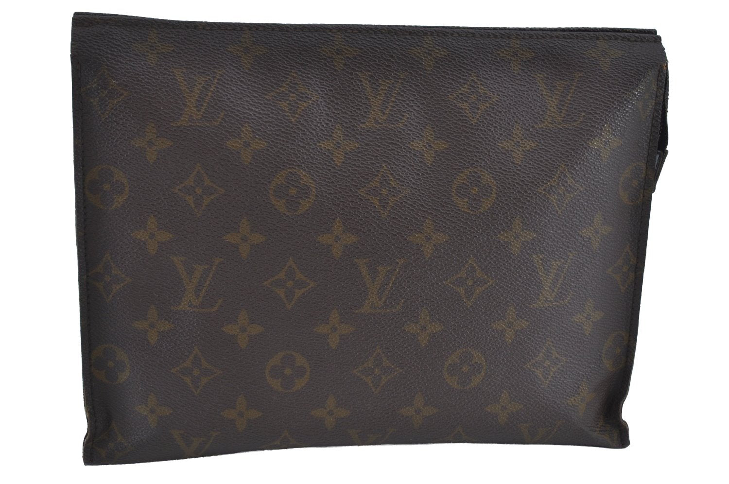 Auth Louis Vuitton Monogram Poche Toilette 26 Cosmetics Pouch Old Model LV K8829