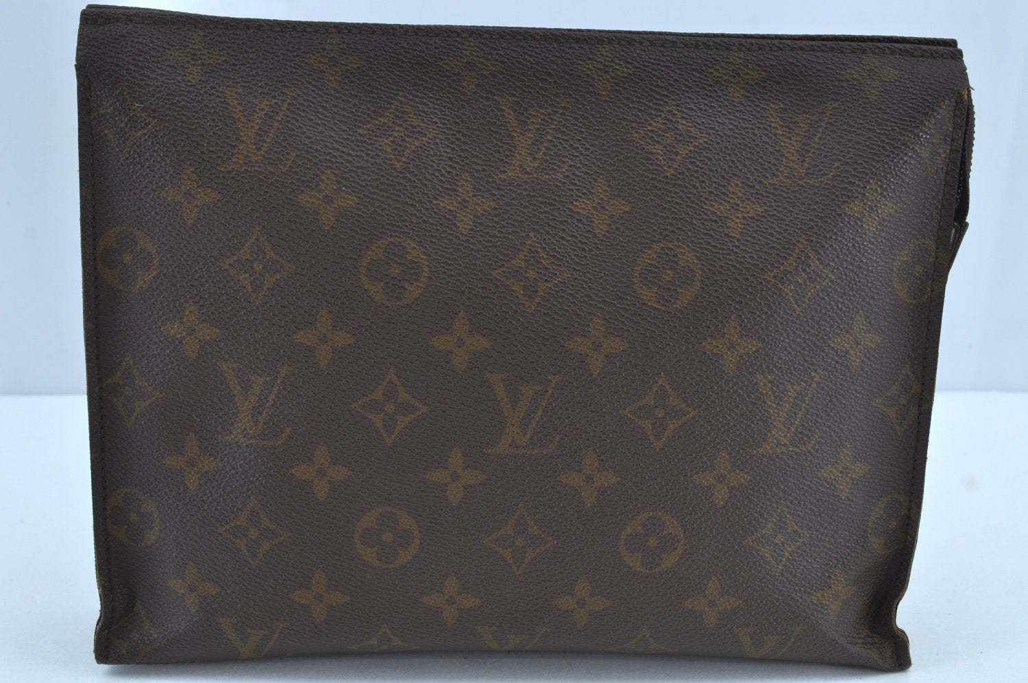 Auth Louis Vuitton Monogram Poche Toilette 26 Cosmetics Pouch Old Model LV K8829