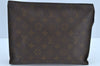 Auth Louis Vuitton Monogram Poche Toilette 26 Cosmetics Pouch Old Model LV K8829