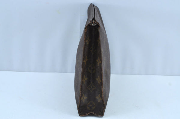 Auth Louis Vuitton Monogram Poche Toilette 26 Cosmetics Pouch Old Model LV K8829