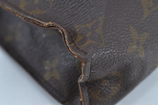 Auth Louis Vuitton Monogram Poche Toilette 26 Cosmetics Pouch Old Model LV K8829