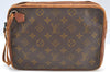 Authentic Louis Vuitton Monogram Pochette Sport Clutch Bag Old Model Junk K8830