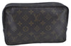 Auth Louis Vuitton Monogram Trousse Toilette 23 Clutch Bag M47524 Junk K8833