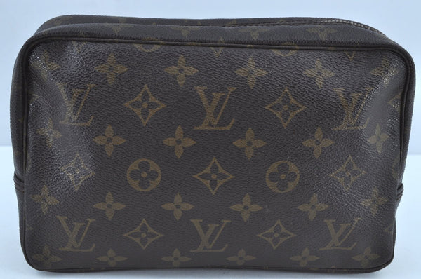 Auth Louis Vuitton Monogram Trousse Toilette 23 Clutch Bag M47524 Junk K8833