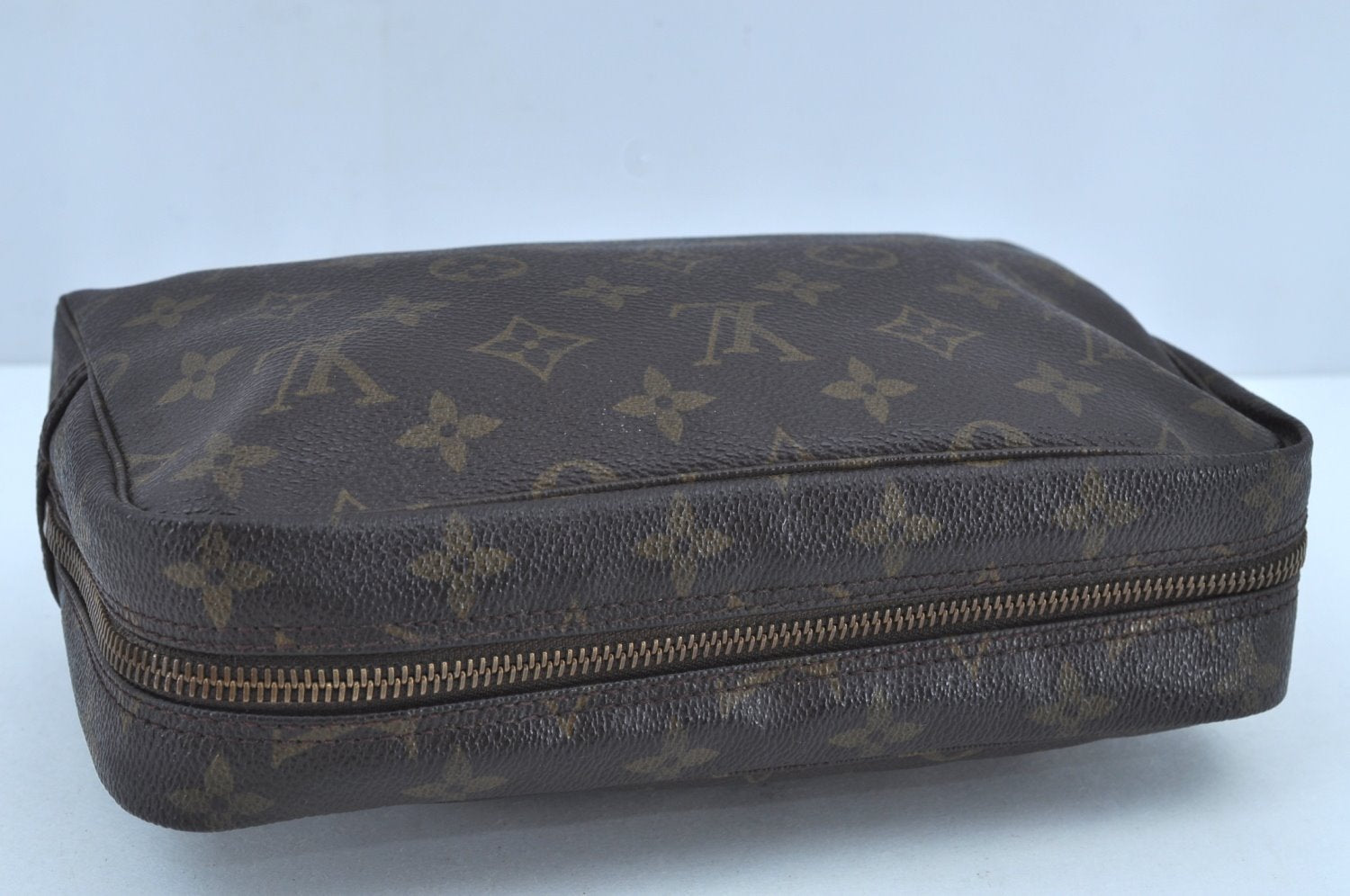 Auth Louis Vuitton Monogram Trousse Toilette 23 Clutch Bag M47524 Junk K8833