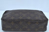 Auth Louis Vuitton Monogram Trousse Toilette 23 Clutch Bag M47524 Junk K8833
