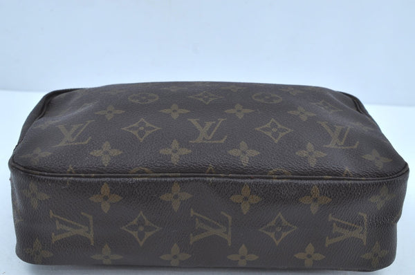Auth Louis Vuitton Monogram Trousse Toilette 23 Clutch Bag M47524 Junk K8833