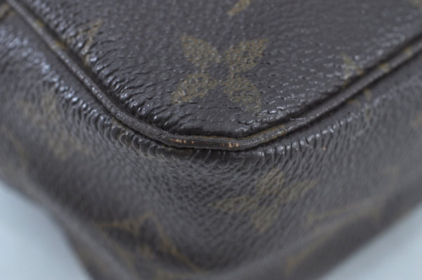 Auth Louis Vuitton Monogram Trousse Toilette 23 Clutch Bag M47524 Junk K8833