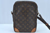Authentic Louis Vuitton Monogram Danube MM Shoulder Cross Bag M45264 Junk K8837