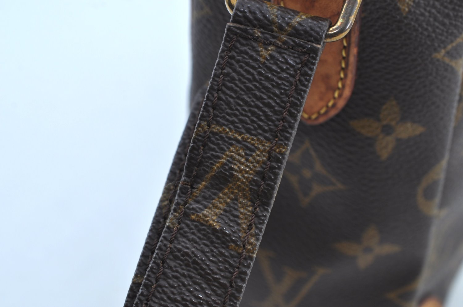 Authentic Louis Vuitton Monogram Danube MM Shoulder Cross Bag M45264 Junk K8837