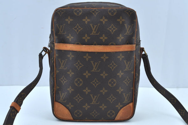 Authentic Louis Vuitton Monogram Danube MM Shoulder Cross Bag M45264 LV K8853