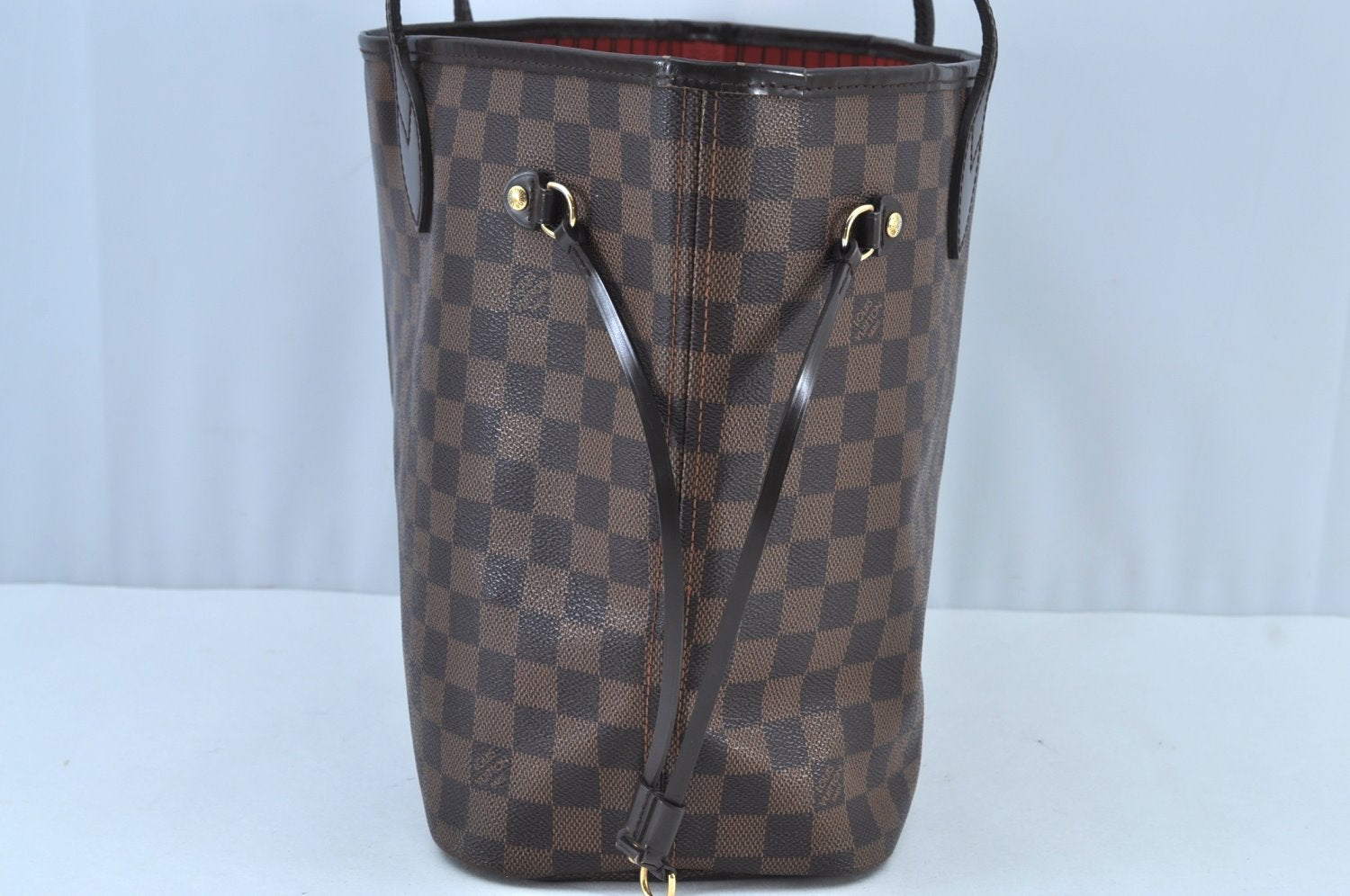 Authentic Louis Vuitton Damier Neverfull MM Shoulder Tote Bag N41358 LV K8854