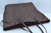 Authentic Louis Vuitton Damier Neverfull MM Shoulder Tote Bag N41358 LV K8854