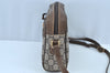 Authentic GUCCI GG Plus Shoulder Cross Body Bag GG PVC Leather Brown Junk K8866