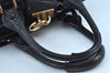 Authentic Chloe Paddington Vintage Leather Shoulder Hand Bag Purse Black K8868