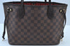 Authentic Louis Vuitton Damier Neverfull PM Shoulder Tote Bag N51109 LV K8873