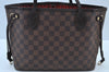 Authentic Louis Vuitton Damier Neverfull PM Shoulder Tote Bag N51109 LV K8873