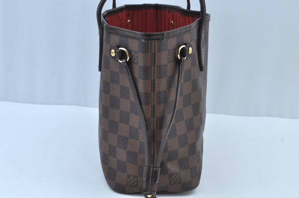 Authentic Louis Vuitton Damier Neverfull PM Shoulder Tote Bag N51109 LV K8873