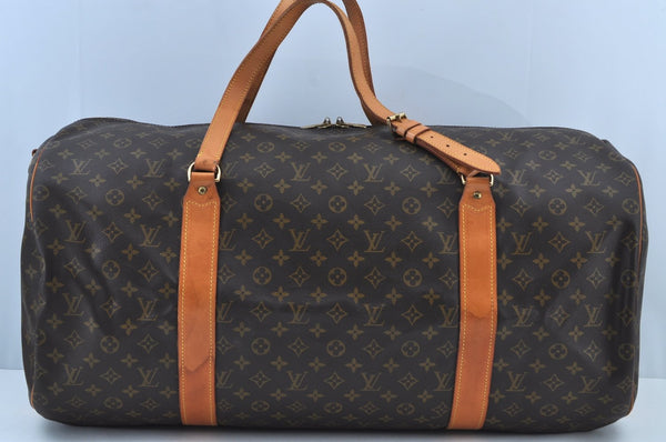 Authentic Louis Vuitton Monogram Sac Polochon 2Way Boston Bag M41222 LV K8874
