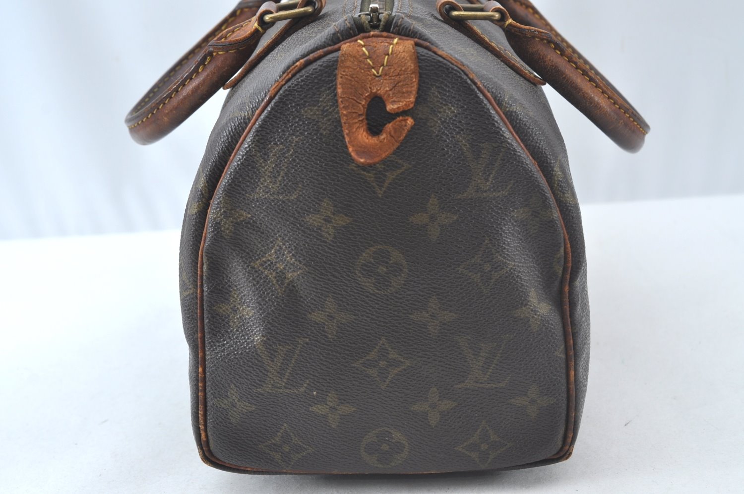 Authentic Louis Vuitton Monogram Speedy 25 Boston Hand Bag M41528 LV Junk K8879