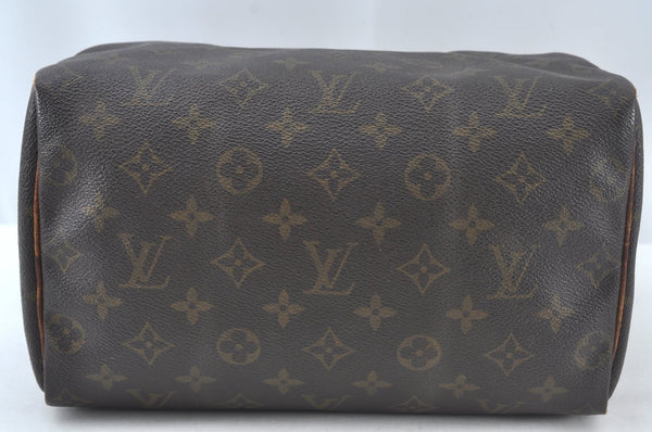Authentic Louis Vuitton Monogram Speedy 25 Boston Hand Bag M41528 LV Junk K8879