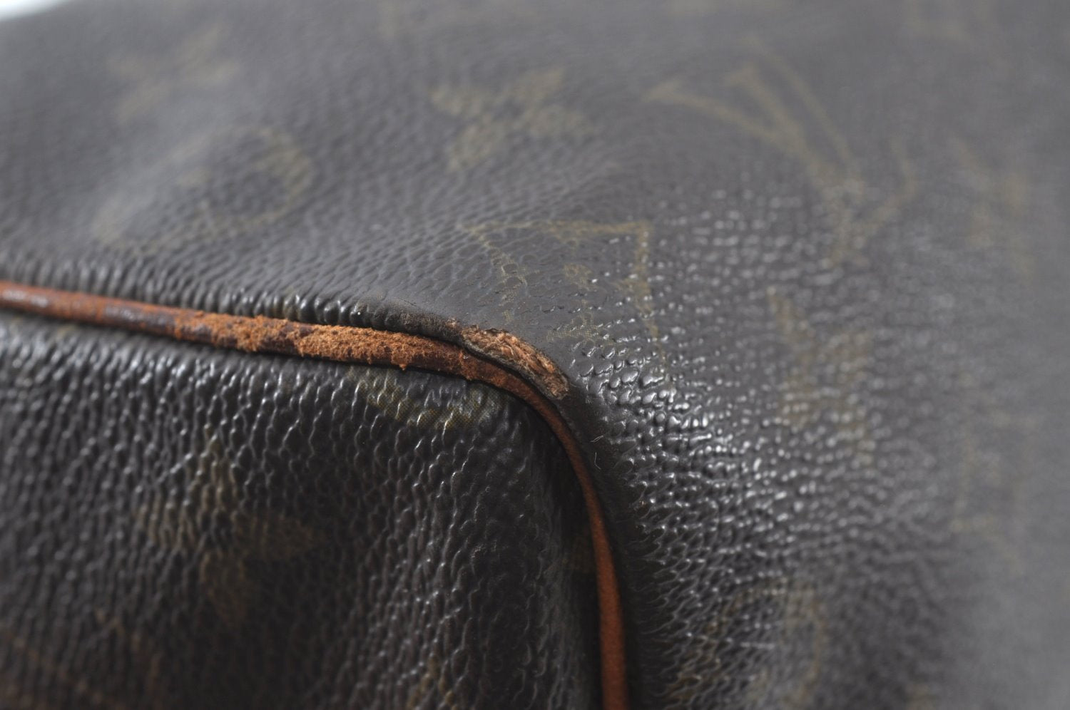 Authentic Louis Vuitton Monogram Speedy 25 Boston Hand Bag M41528 LV Junk K8879