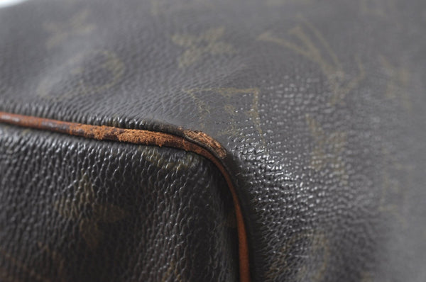 Authentic Louis Vuitton Monogram Speedy 25 Boston Hand Bag M41528 LV Junk K8879