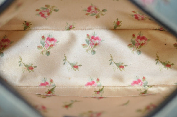 Authentic GUCCI GG Marmont Chain Shoulder Cross Body Bag Denim 447632 Blue K8880