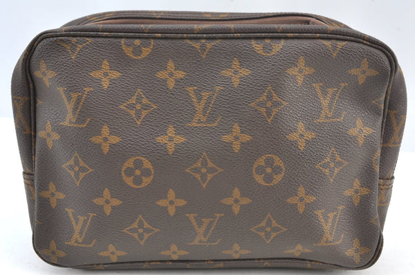 Auth Louis Vuitton Monogram Trousse Toilette 23 Clutch Bag M47524 Junk K8885