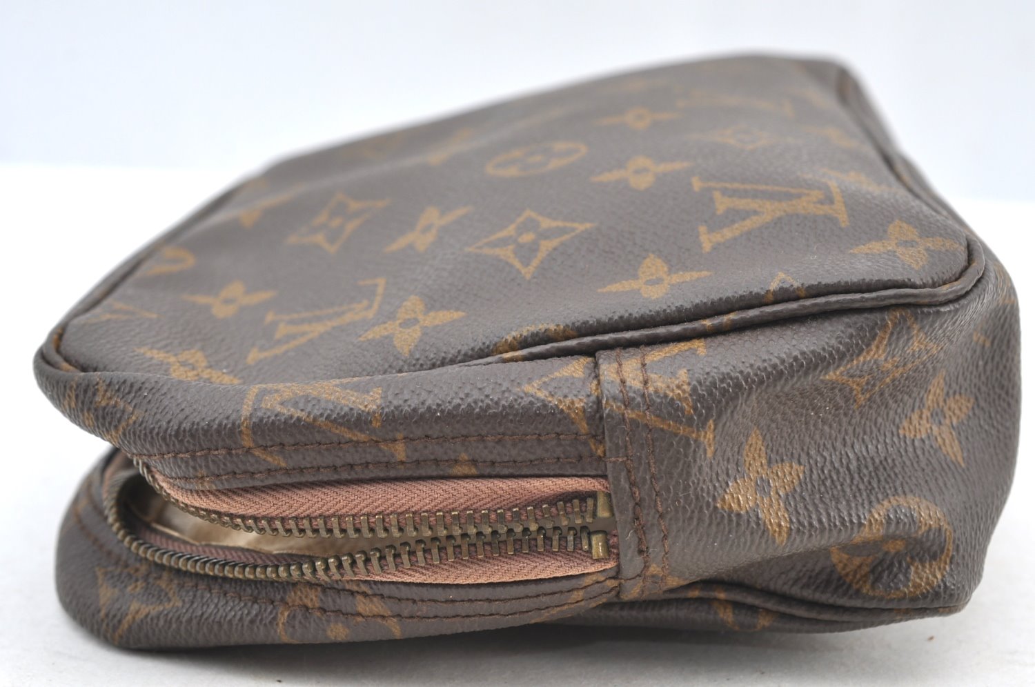 Auth Louis Vuitton Monogram Trousse Toilette 23 Clutch Bag M47524 Junk K8885