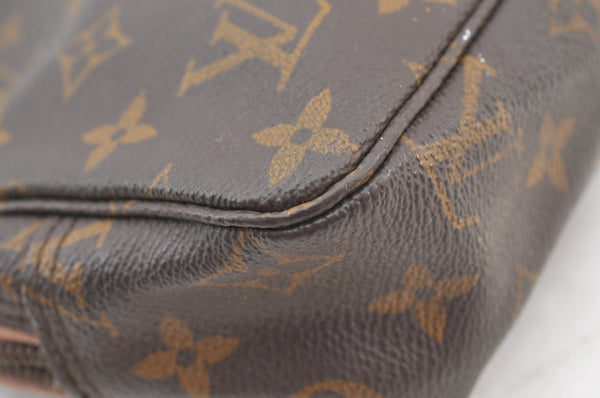 Auth Louis Vuitton Monogram Trousse Toilette 23 Clutch Bag M47524 Junk K8885