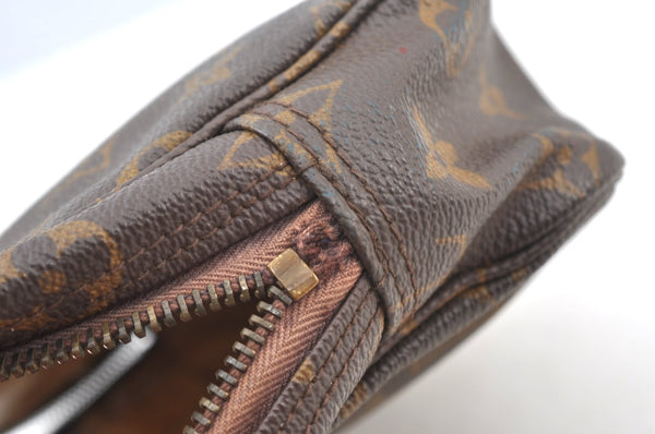 Auth Louis Vuitton Monogram Trousse Toilette 23 Clutch Bag M47524 Junk K8885