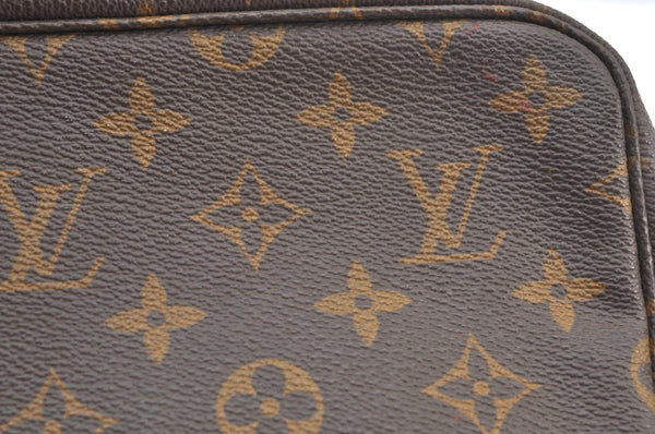 Auth Louis Vuitton Monogram Trousse Toilette 23 Clutch Bag M47524 Junk K8885