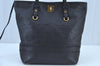 Auth Louis Vuitton Monogram Empreinte Citadine PM Tote Bag Navy M40517 LV K8888