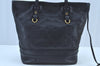Auth Louis Vuitton Monogram Empreinte Citadine PM Tote Bag Navy M40517 LV K8888