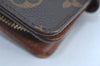 Authentic Louis Vuitton Monogram Compact Zip Bifold Wallet Purse M61667 LV K8890