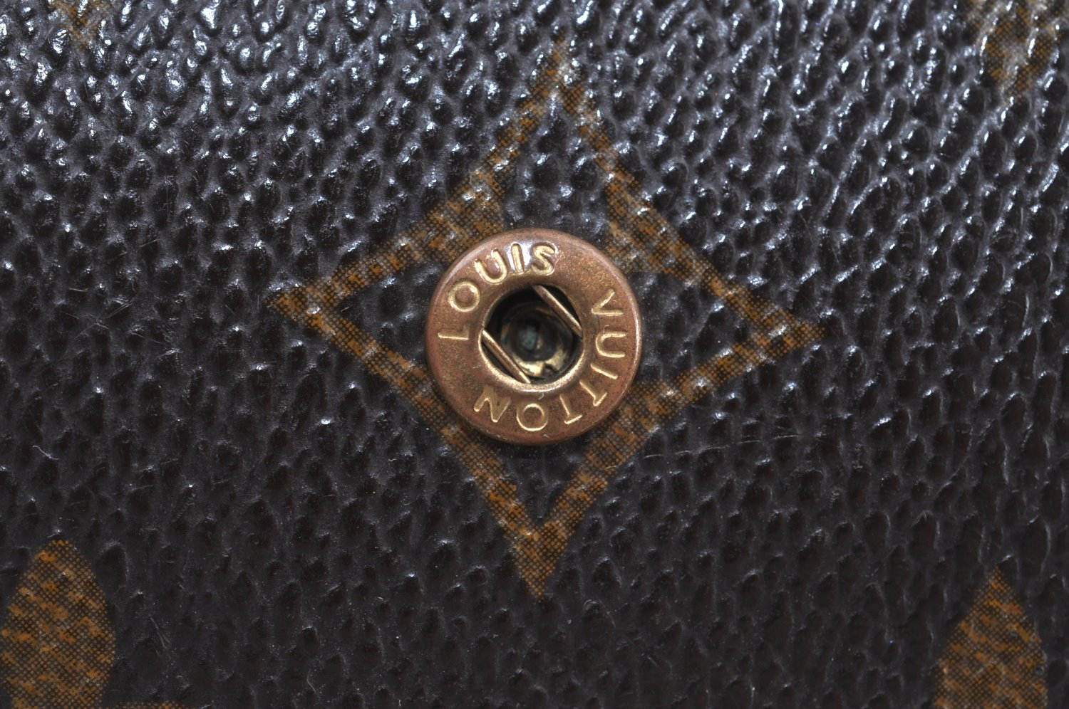 Authentic Louis Vuitton Monogram Compact Zip Bifold Wallet Purse M61667 LV K8890